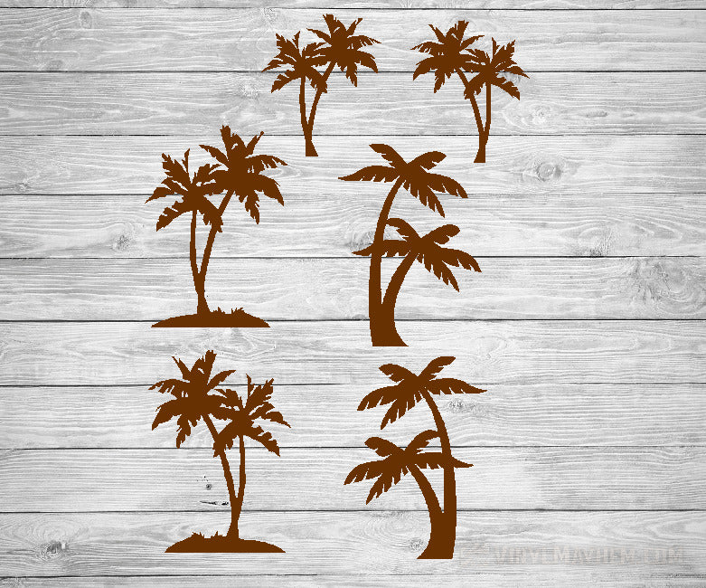Palm Tree vinyl sticker sheet