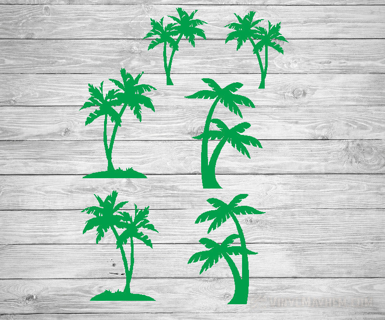 Palm Tree vinyl sticker sheet