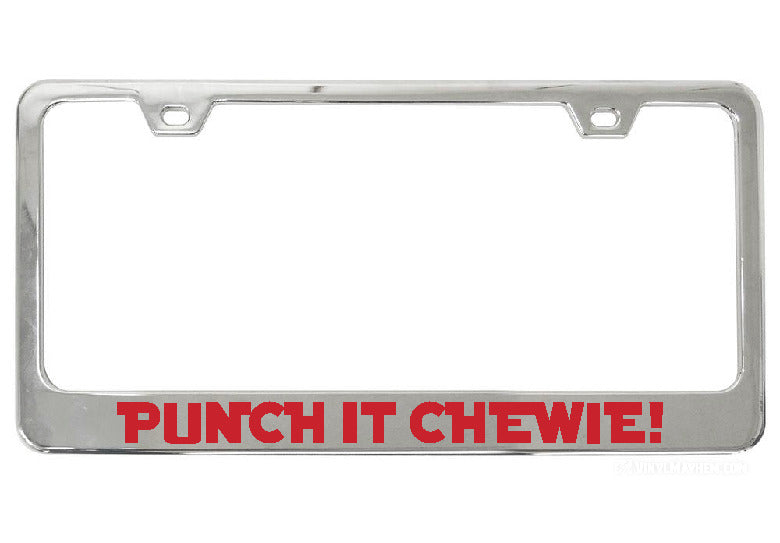 Star wars license clearance plate frame