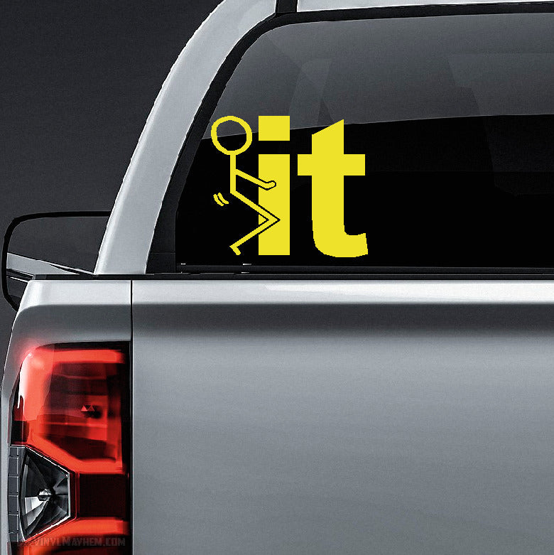 Screw It vinyl sticker | Car Decals | Laptop Stickers | Funny Decals ...