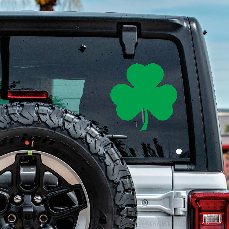 Shamrock vinyl sticker