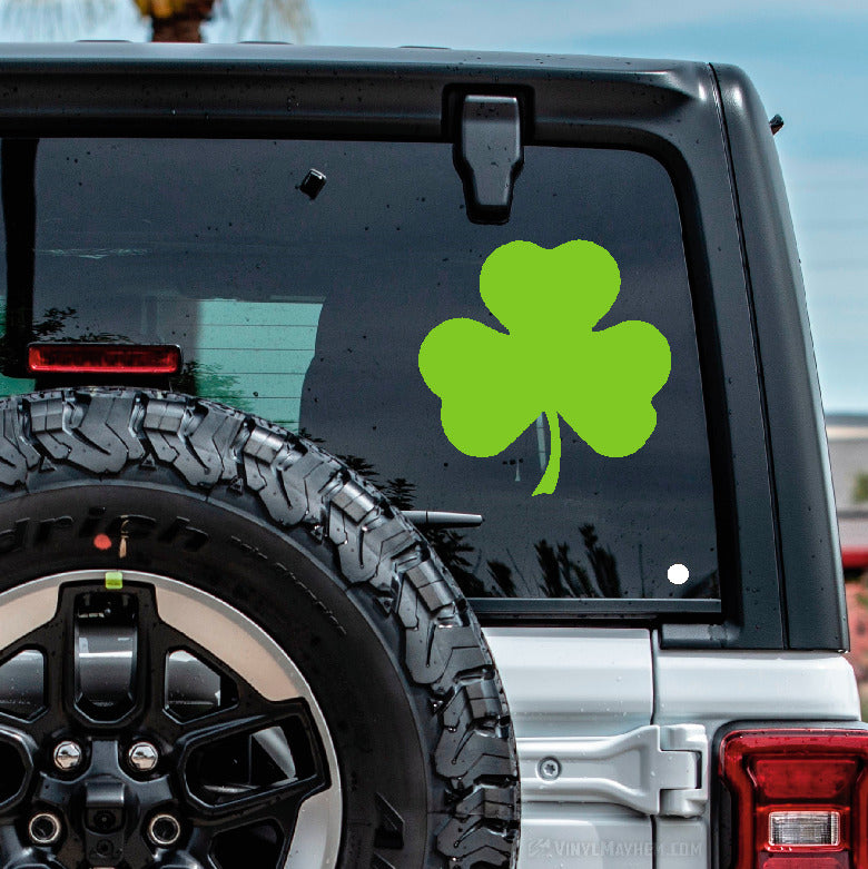 Shamrock vinyl sticker