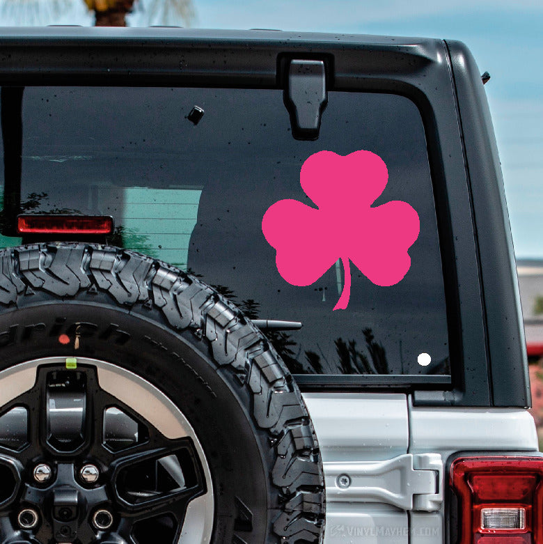 Shamrock vinyl sticker