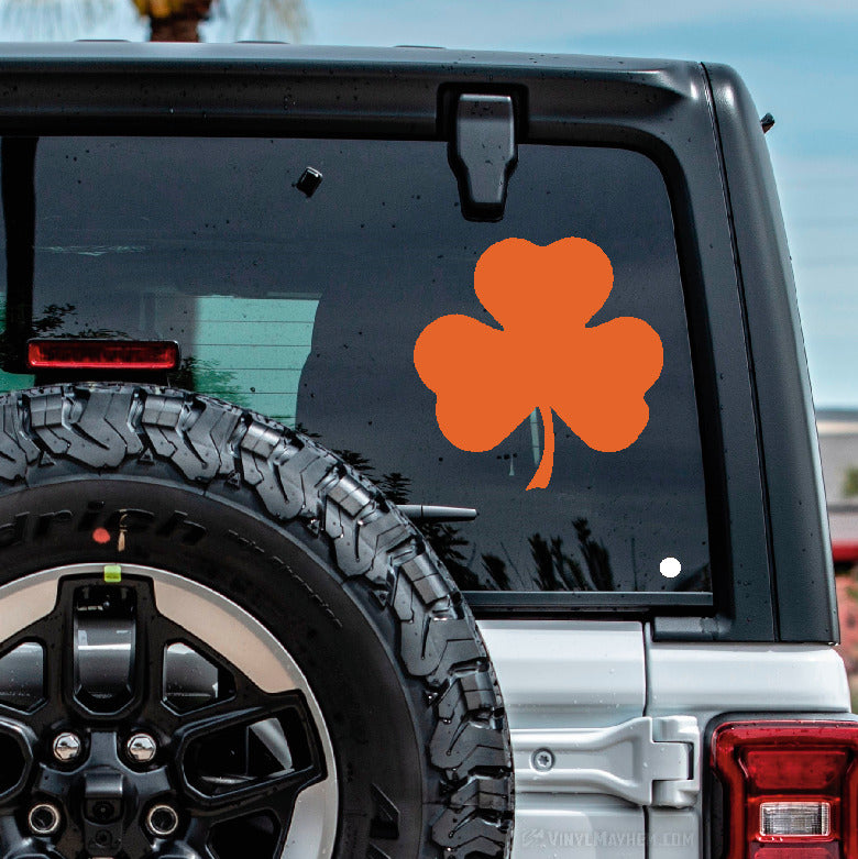 Shamrock vinyl sticker