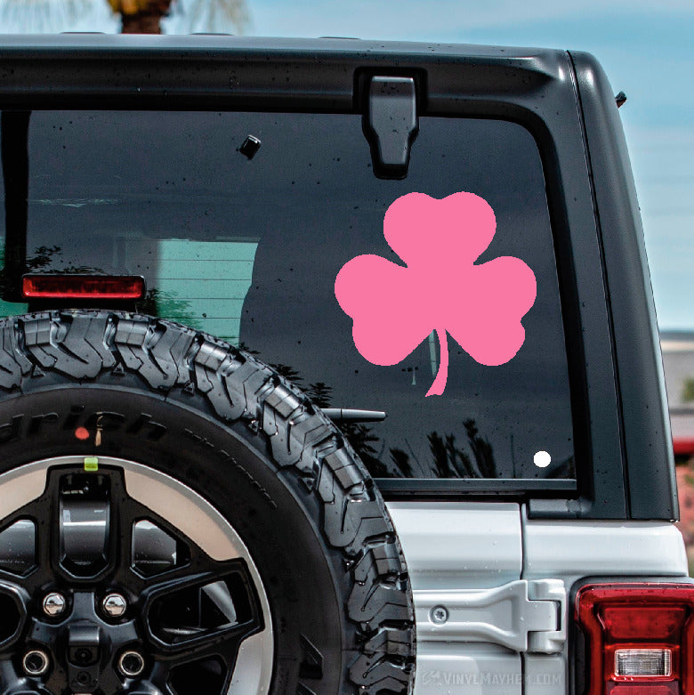 Shamrock vinyl sticker