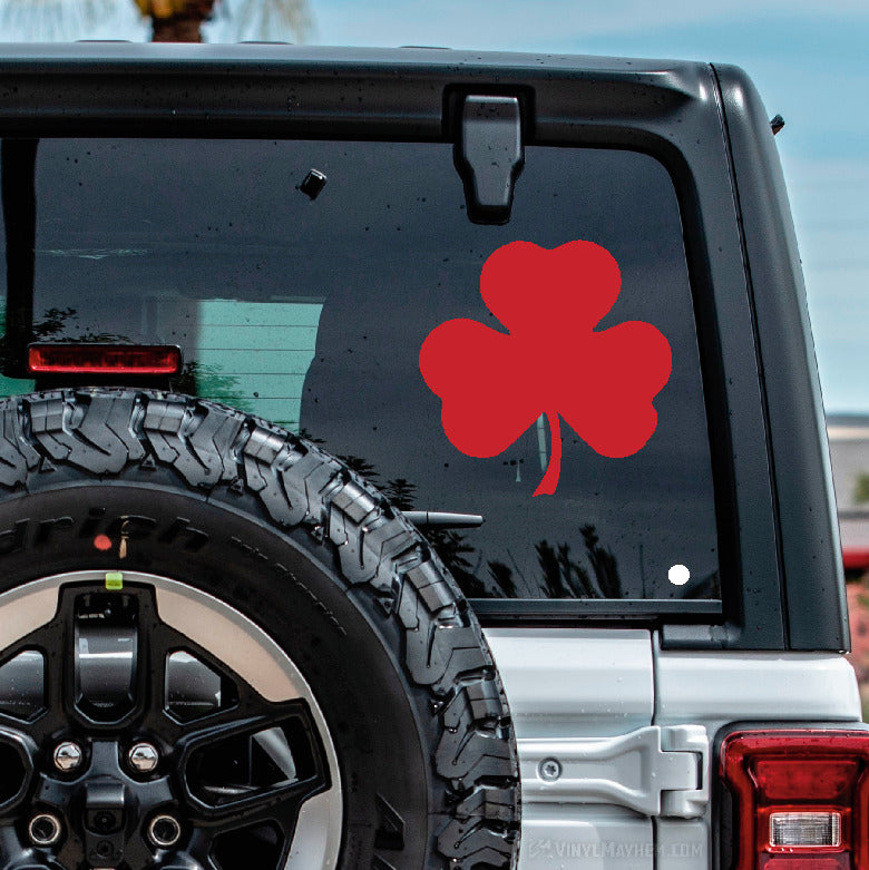 Shamrock vinyl sticker