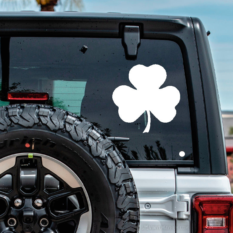 Shamrock vinyl sticker