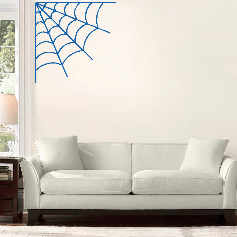 Spider Web Corner vinyl sticker