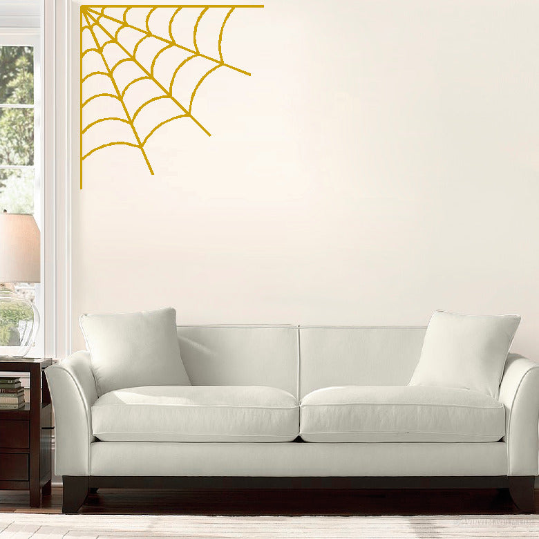 Spider Web Corner vinyl sticker