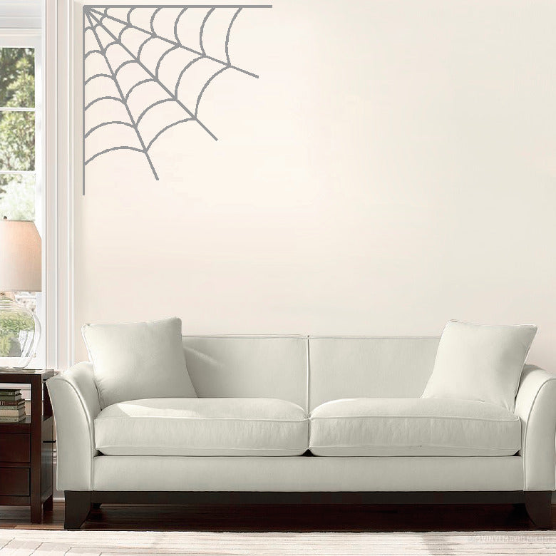 Spider Web Corner vinyl sticker