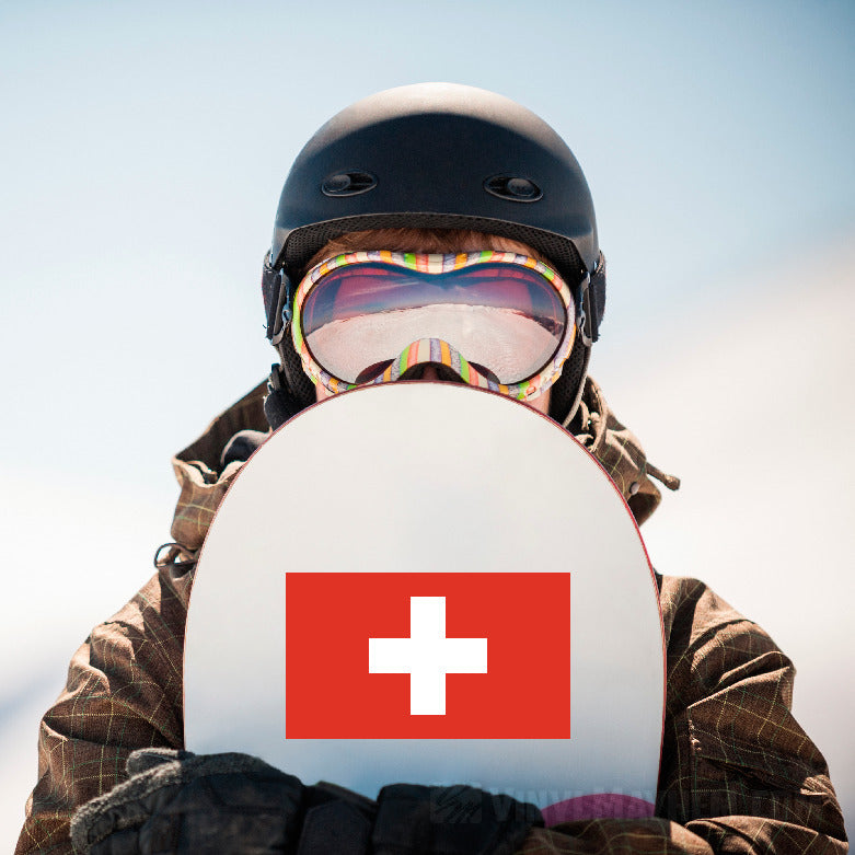 Switzerland Swiss flag sticker