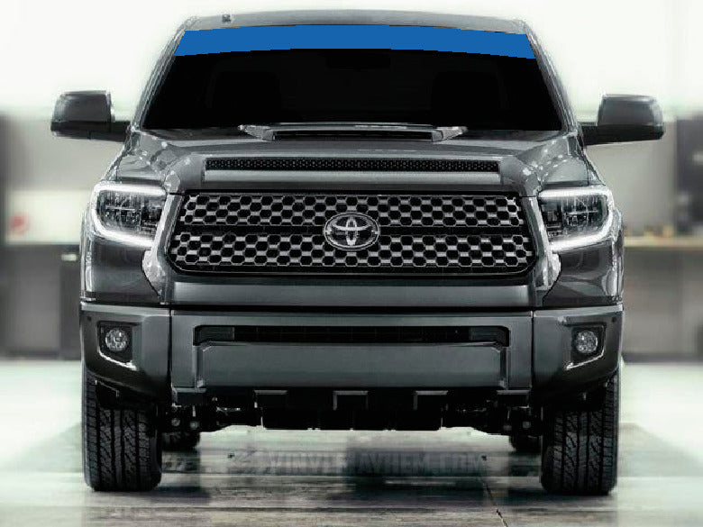 Vinyl Windshield Visor Sun Strip kit for full size trucks and SUVs