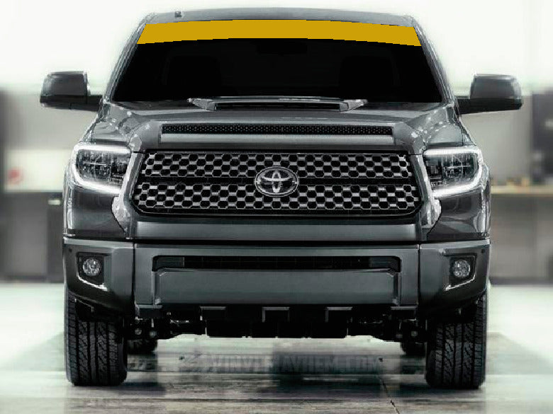 Vinyl Windshield Visor Sun Strip kit for full size trucks and SUVs