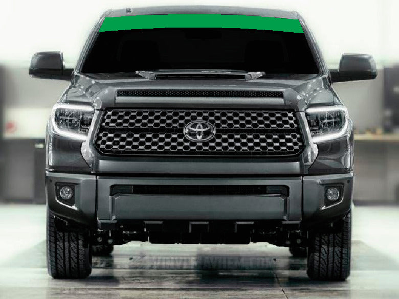 Vinyl Windshield Visor Sun Strip kit for full size trucks and SUVs