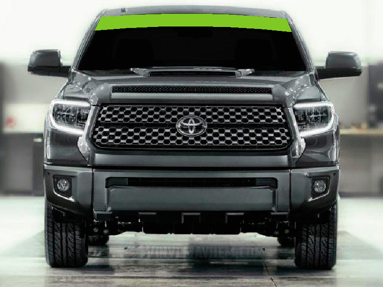 Vinyl Windshield Visor Sun Strip kit for full size trucks and SUVs