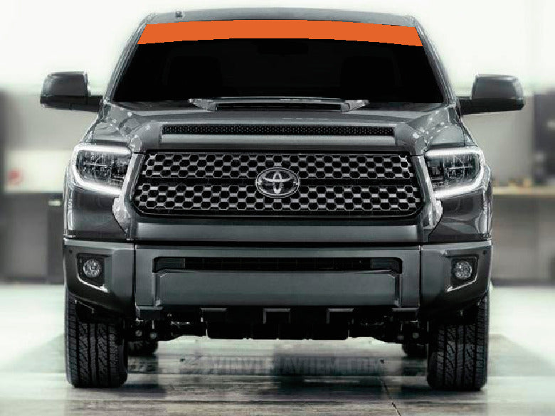 Vinyl Windshield Visor Sun Strip kit for full size trucks and SUVs