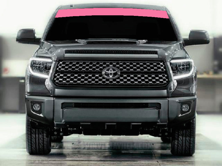 Vinyl Windshield Visor Sun Strip kit for full size trucks and SUVs