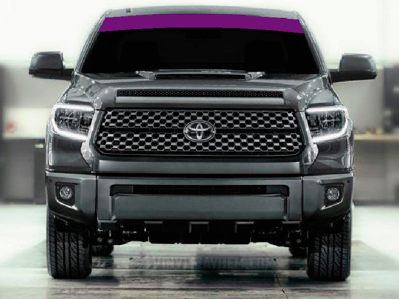 Vinyl Windshield Visor Sun Strip kit for full size trucks and SUVs