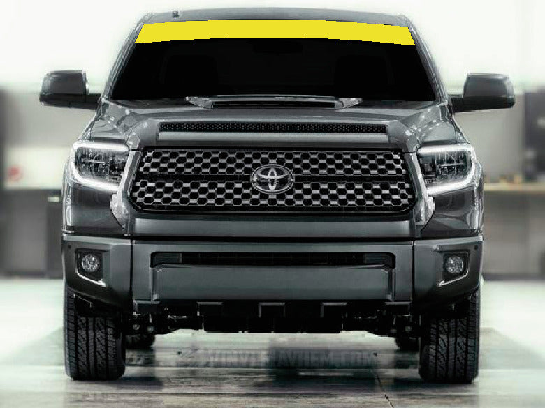 Vinyl Windshield Visor Sun Strip kit for full size trucks and SUVs