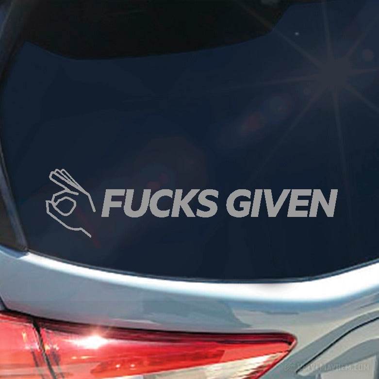 Zero F$&amp;KS Given with hand vinyl sticker