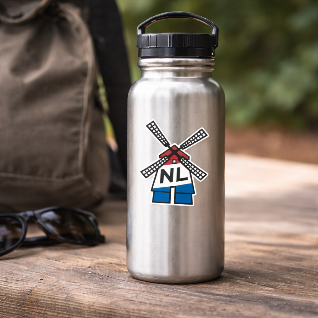 Netherlands NL Windmill Sticker