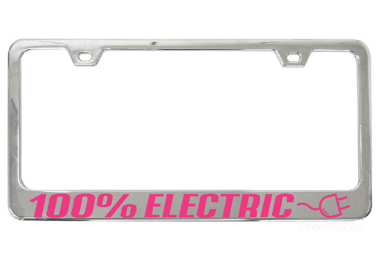 100% Electric with plug license chrome plate frame