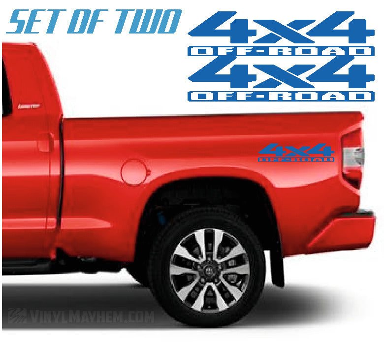 4x4 Off-Road vinyl sticker set
