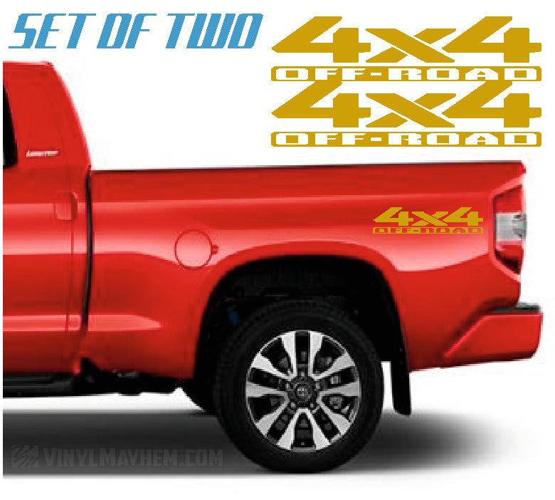 4x4 Off-Road vinyl sticker set