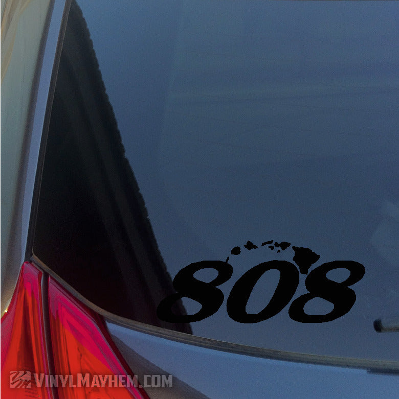 808 Hawaiian Islands vinyl sticker