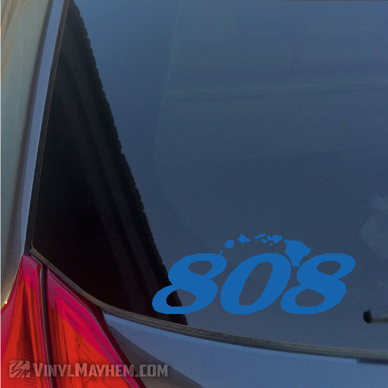808 Hawaiian Islands vinyl sticker