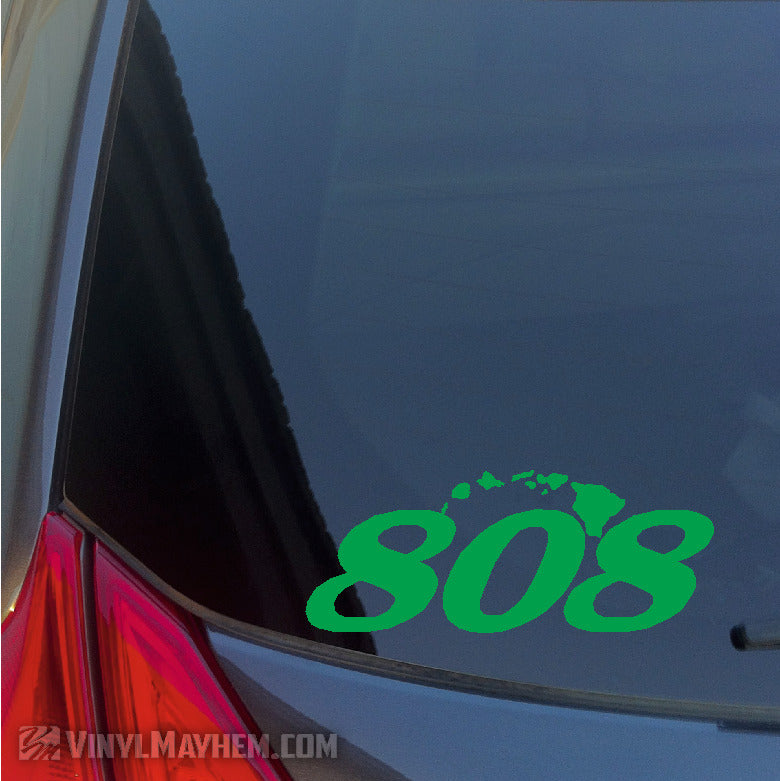 808 Hawaiian Islands vinyl sticker