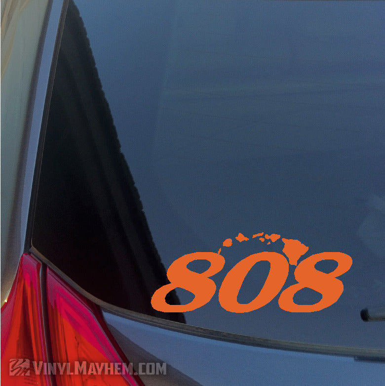 808 Hawaiian Islands vinyl sticker