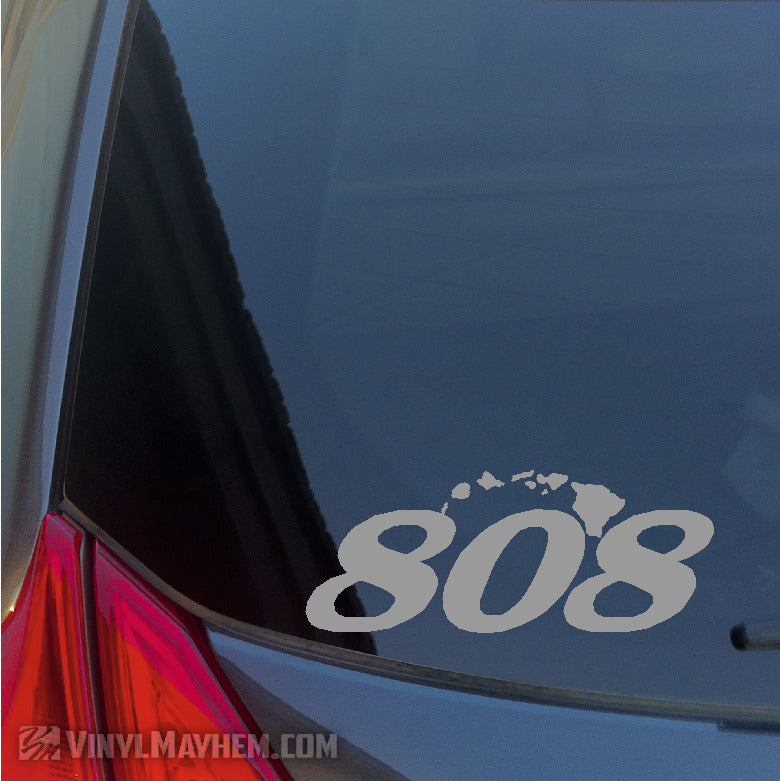 808 Hawaiian Islands vinyl sticker