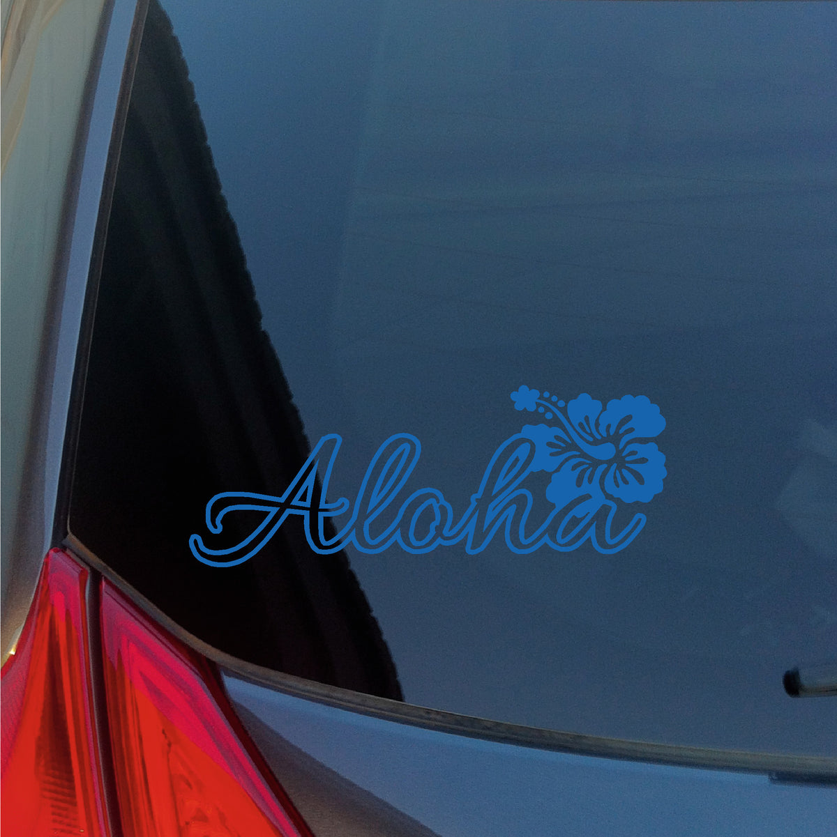 Aloha Hibiscus Flower vinyl sticker online