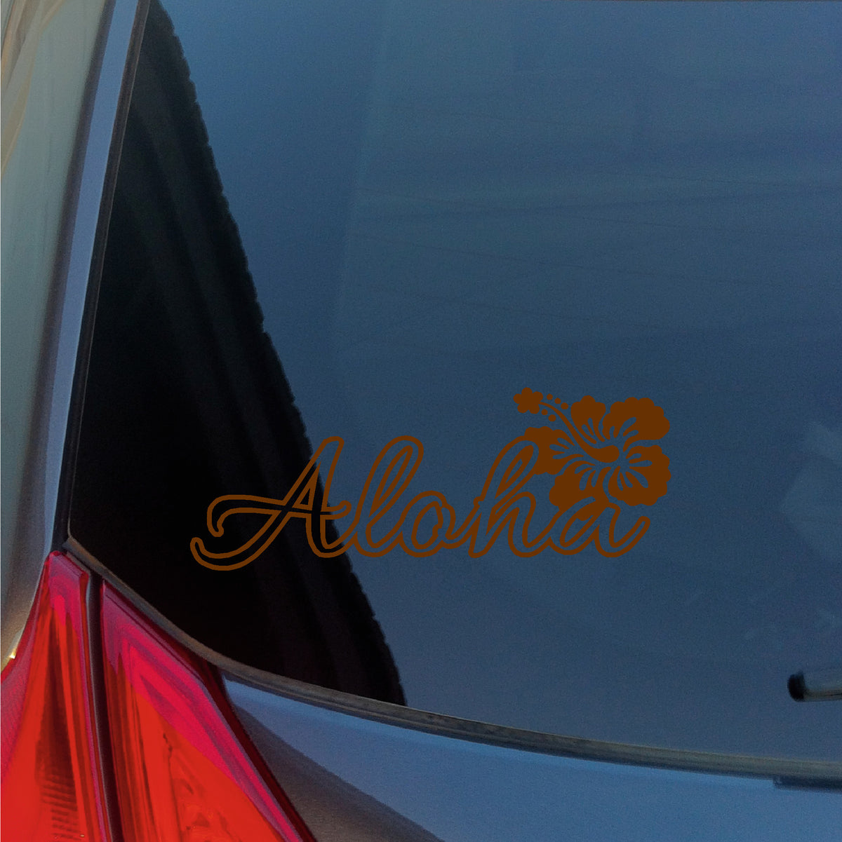 buy Aloha Hibiscus Flower vinyl sticker