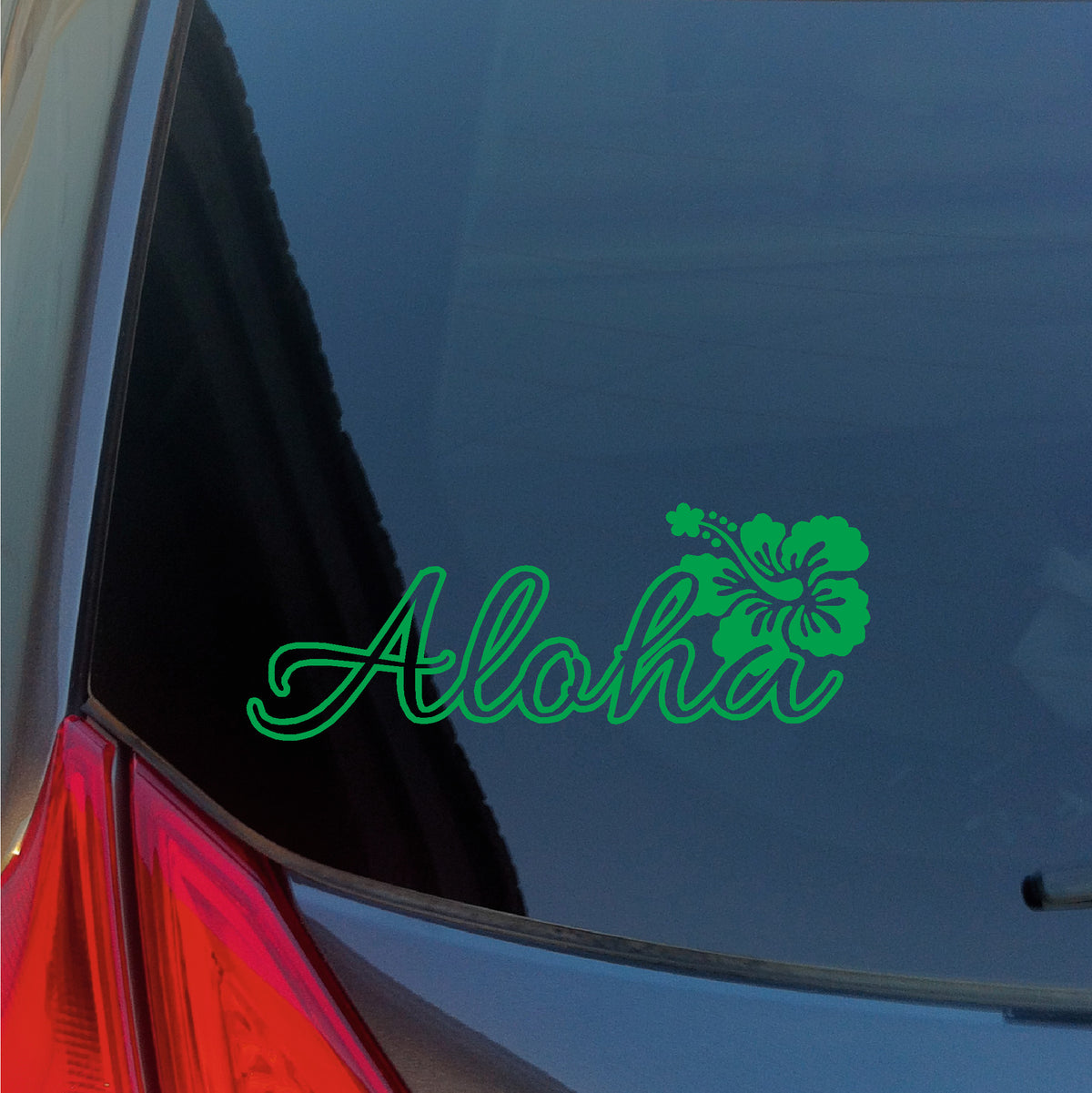 Flower vinyl sticker