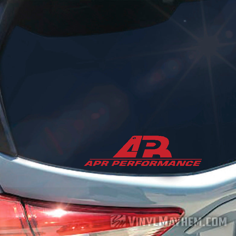 APR Performance new logo vinyl sticker