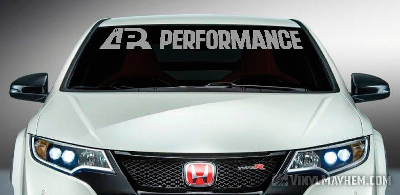 APR Performance vinyl windshield banner sticker