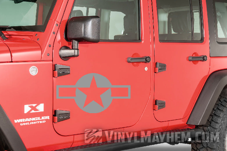 Air Force Star vinyl stickers