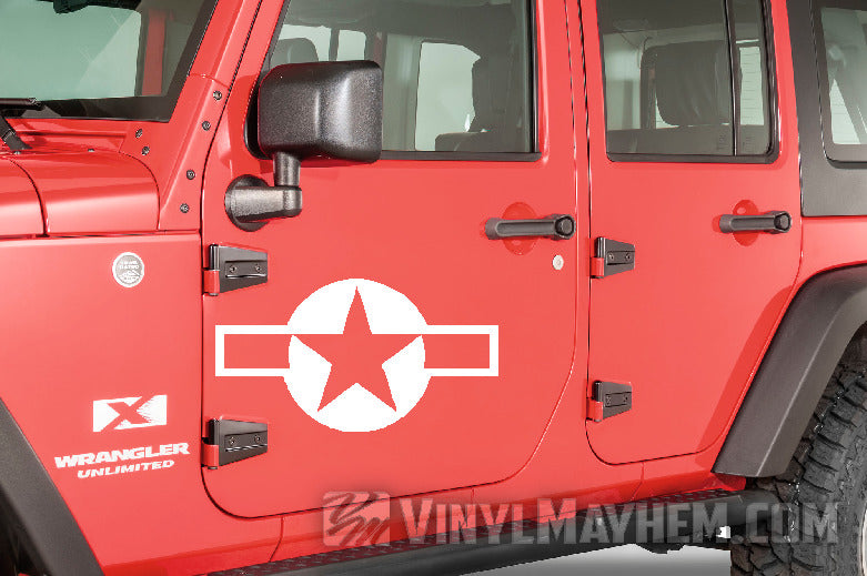 Air Force Star vinyl sticker