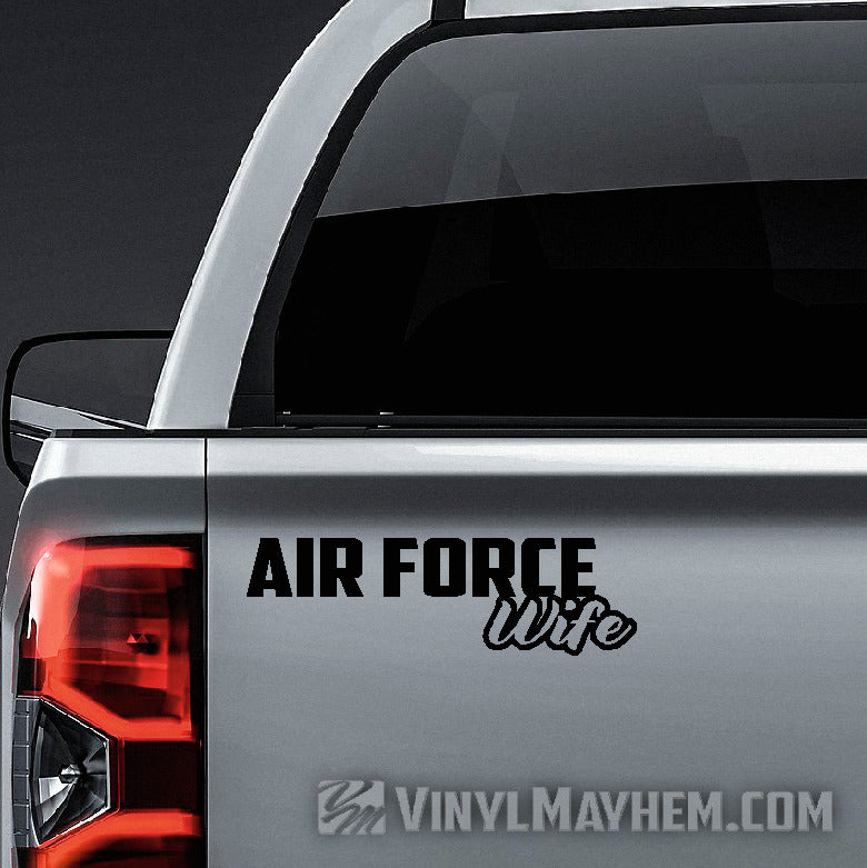 buy Air Force Wife vinyl stickers in CA