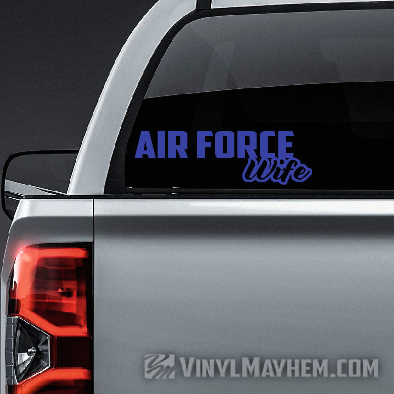 Air Force Wife vinyl sticker