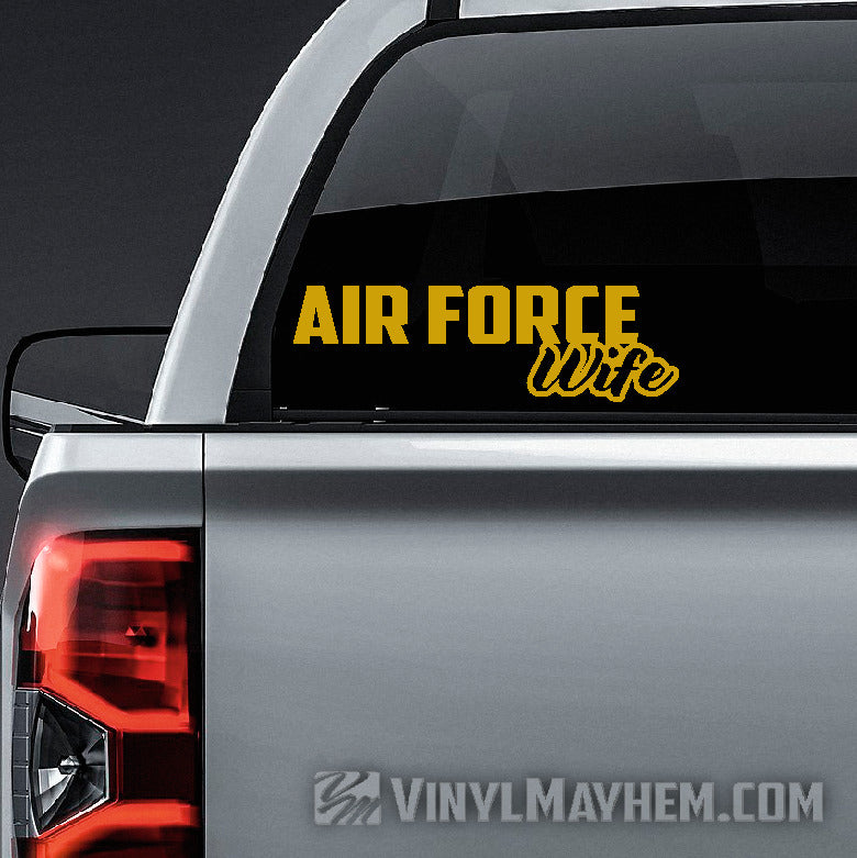 Air Force Wife vinyl sticker heaperia