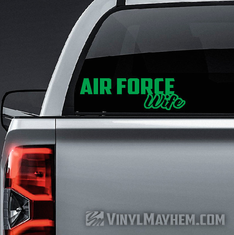 Air Force Wife vinyl stickers CA