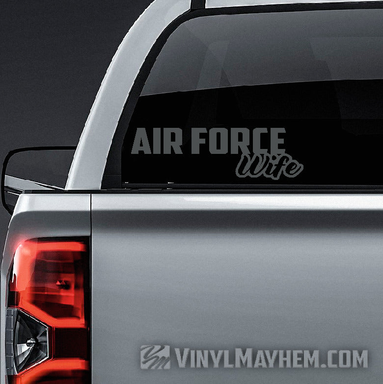 buy online Air Force Wife vinyl stickers
