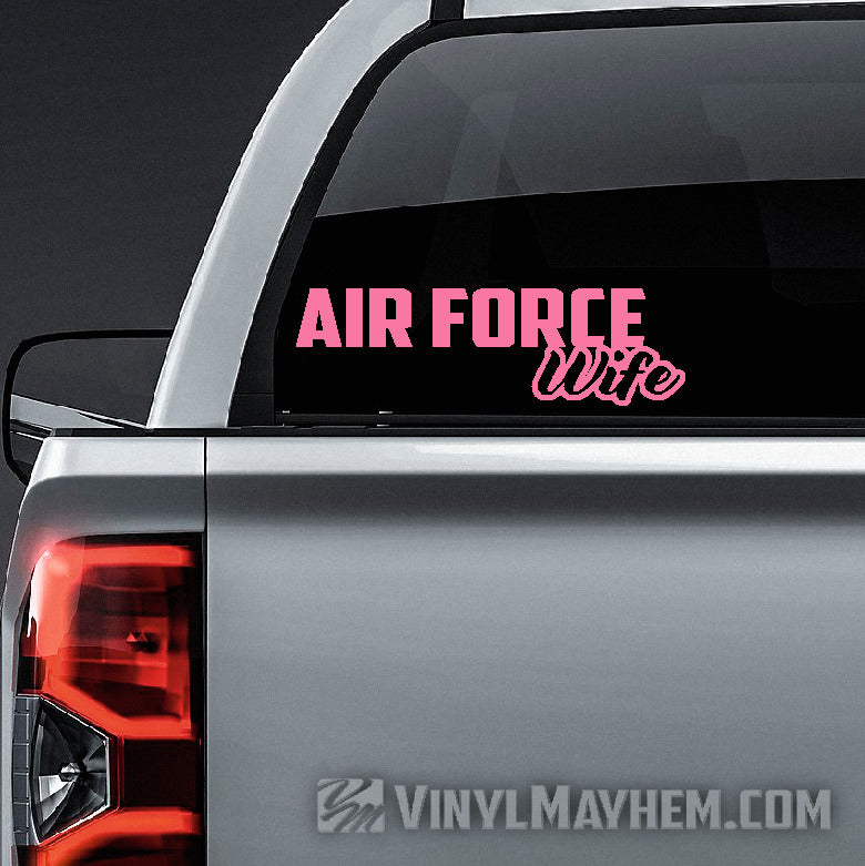 buy Air Force Wife vinyl sticker