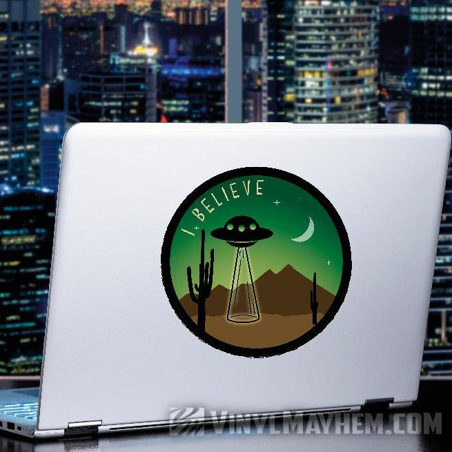 Alien I Believe Area sticker