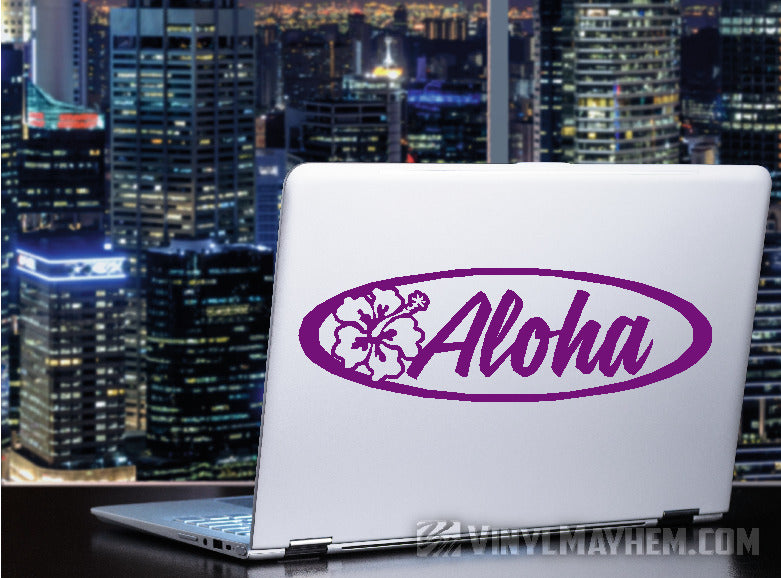 Hibiscus Flower vinyl sticker