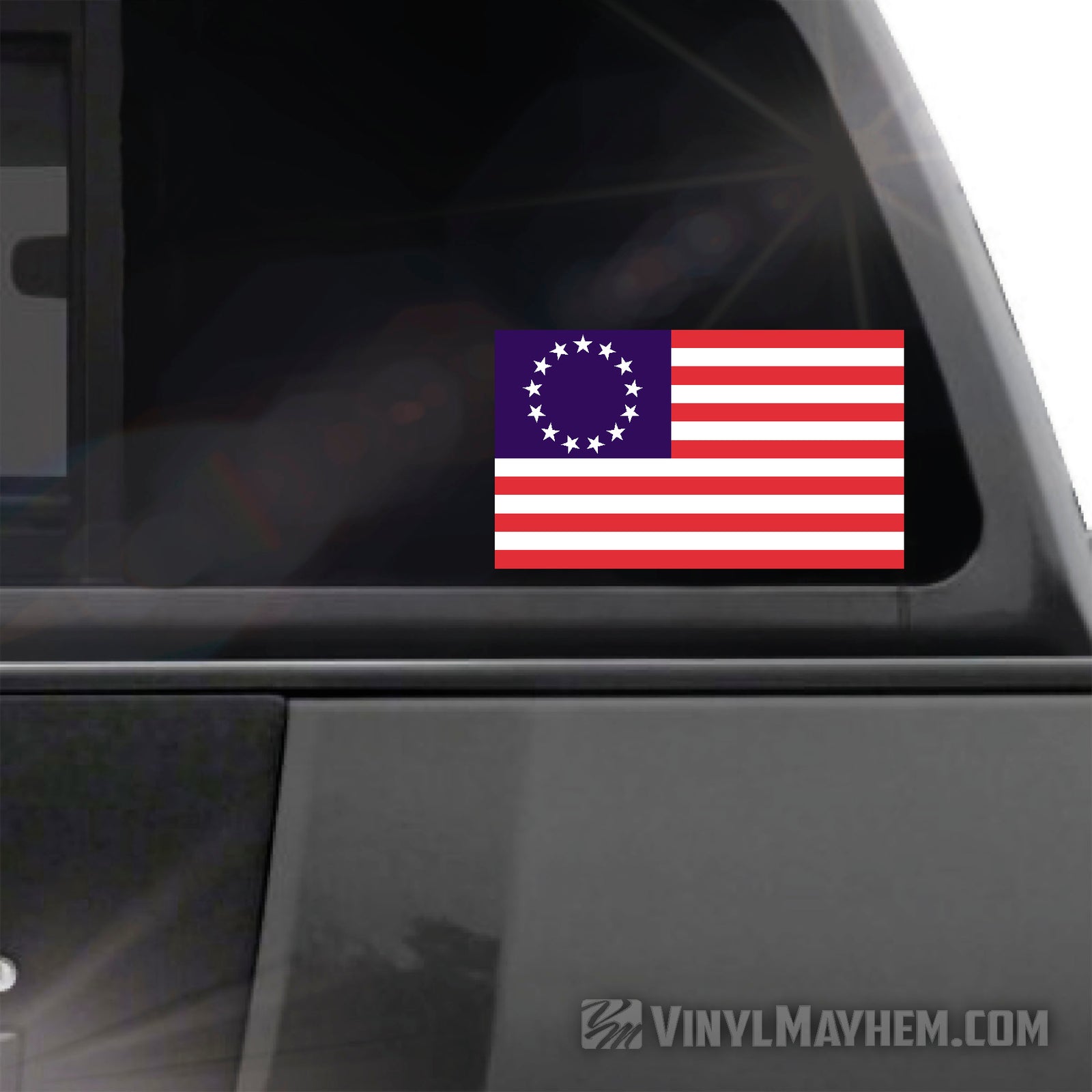 Betsy Ross American Flag sticker