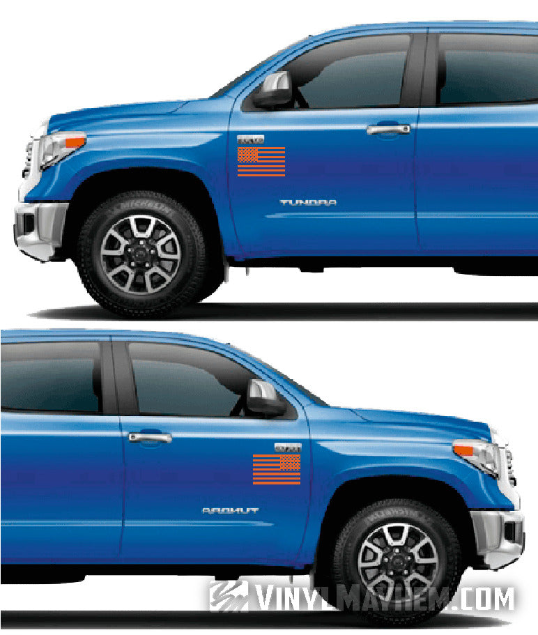 American Flag vinyl stickers